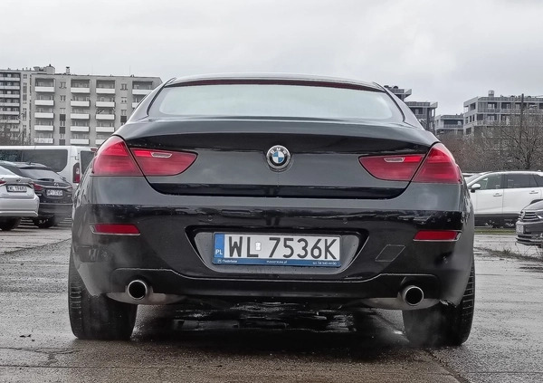 BMW Seria 6 cena 104900 przebieg: 183287, rok produkcji 2013 z Warszawa małe 596